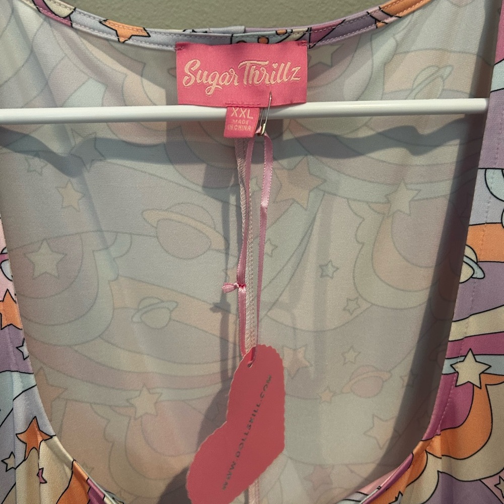 NWT Sugar Thrillz Pastel Cosmic Dress - Picture 5 of 9